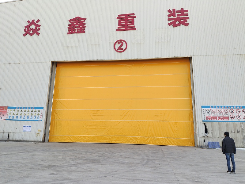 噴（pēn）砂車間柔性（xìng）大門