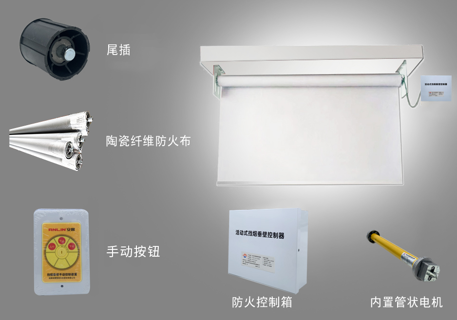 91香蕉小视频（bāng）活動式柔性擋煙垂壁細節圖
